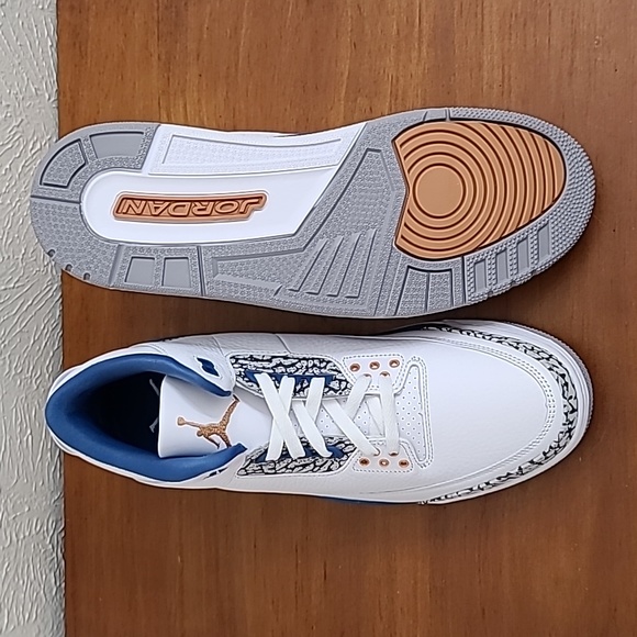 Air Jordan 3 Retro Washington Wizards Blue Copper Men Sneaker CT8532-148 Sz 12.5 - Picture 16 of 17